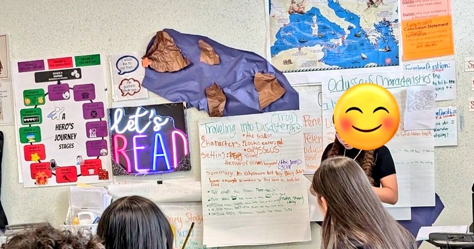 emytomita's tweet image. @WitWisdomELA Grade 6 #Module2 #TheOdyssey #Growth students leading the class @CurriculumMatrs @KnowledgeMatrs @Mead_Middle_