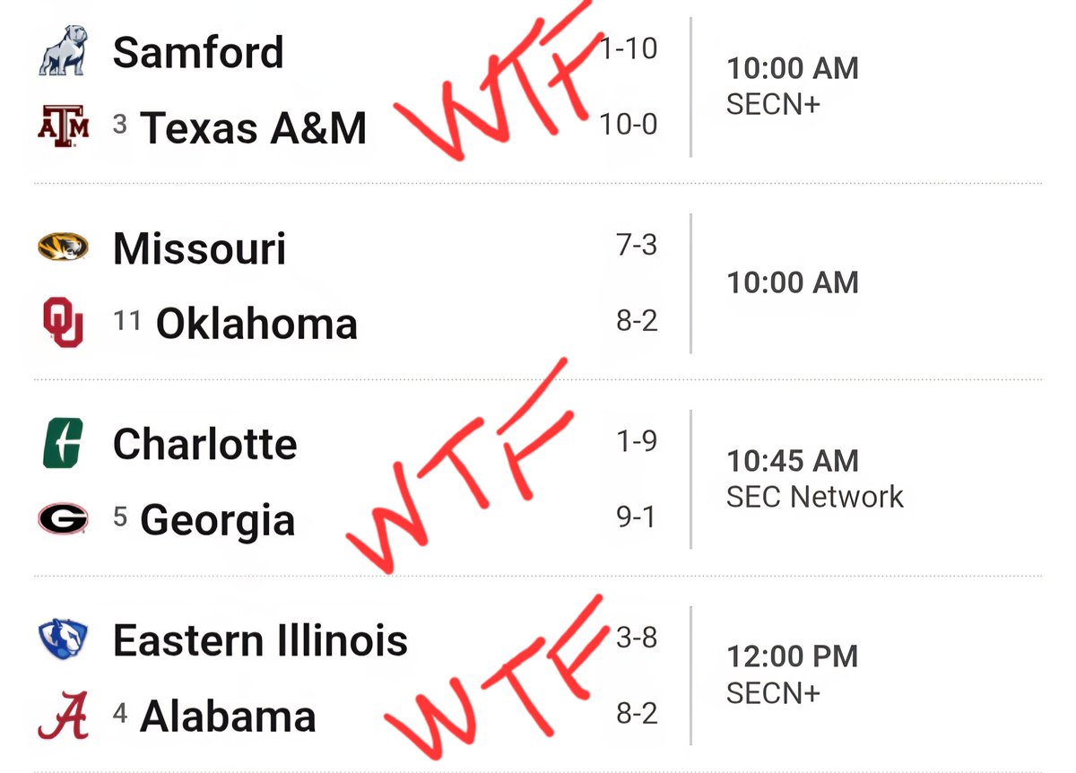 DiscoverSLC's tweet photo. @AggieFootball @GeorgiaFootball @AlabamaFTBL WTF you're still playing cupcakes this late in the year. I hope @CollegeGameDay is there to showcase this bullshit. #SECsoft https://t.co/mOTDoywKgv