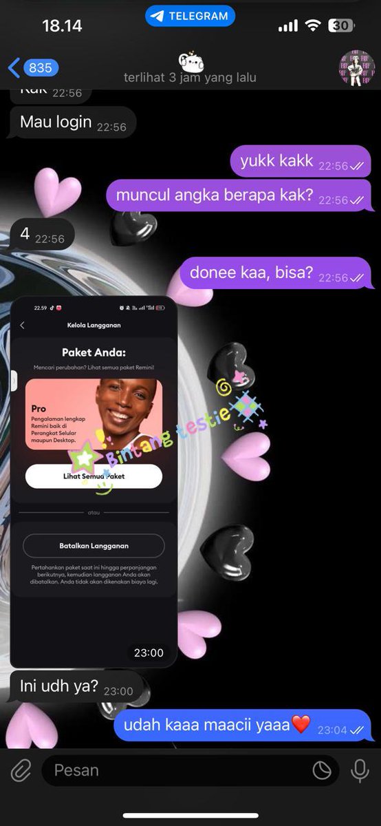 bintang fast on WA TESTI 1700+ tweet media