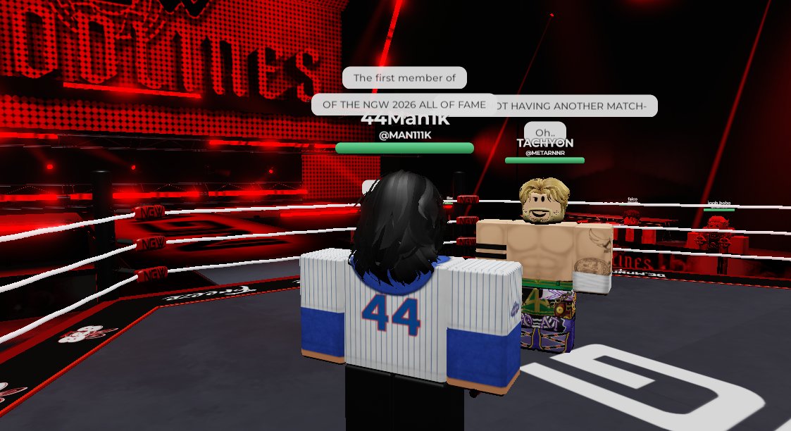 NGWRoblox's tweet image. Despite his recent loss in the main event of Bloodlines, we are excited to announce @JustZxdi as the very first member inducted to the @NGWRoblox Hall of Fame class of 2026!