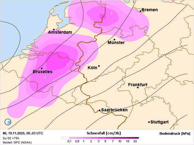 PvForecast's tweet photo. gfs0z #sneeuw kans voor #woensdag #winterweek #winterjas https://t.co/zX5F2VwbmS