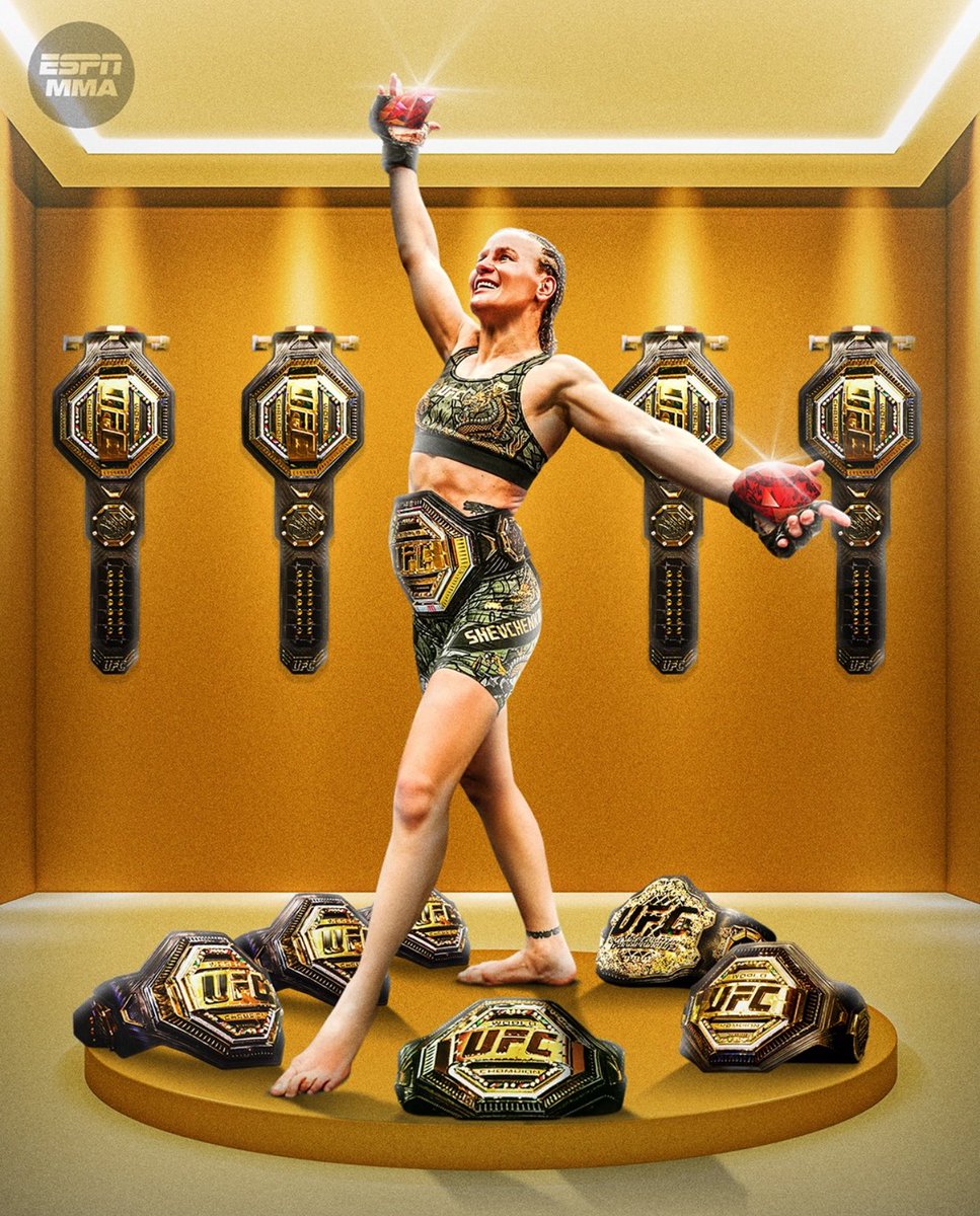 Intocable Valentina Shevchenko, no tiene rival en la actualidad, va a ser campeona hasta que quiera. #AndStill #UFC322