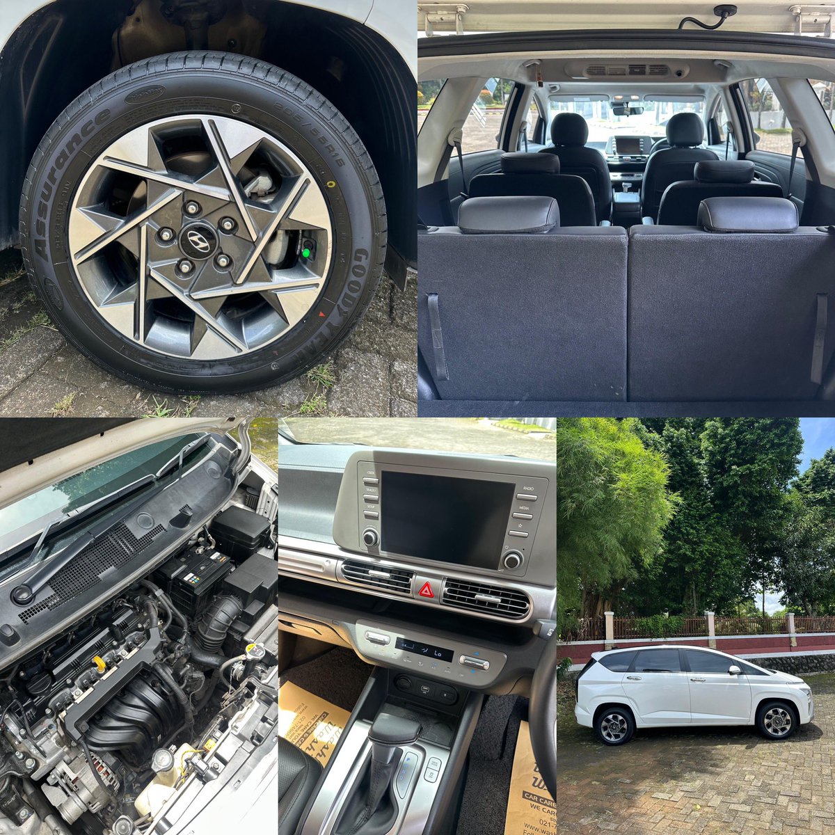 edoazhara's tweet image. Dijual
*𝗛𝘆𝘂𝗻𝗱𝗮𝗶 𝗦𝘁𝗮𝗿𝗴azer 𝗣𝗿𝗶me, Two Tone, Captain Seat, 1.5 2023*
Putih

Deskripsi kendaraan:
- STNK 2023 sd 2028 (NIK 2022)
- ⁠Tangan pertama
- ⁠Plat B Tangsel (genap)
- ⁠Pajak hidup 01/2026
- ⁠PKB 3,8jt / tahun
- ⁠Ban Goodyear (4pcs) baru.
210 juta Nego.