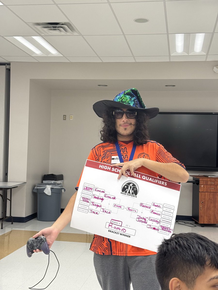 Rocket League went undefeated at District Qualifiers, the smash scene is a lot more competitive but Sloth, Icy, and Greg Lake made it in. 

A fun day of video games. See yall in December <a href="/nisdesports/">NISD Esports</a> <a href="/NISDWarren/">NISDWarren</a>