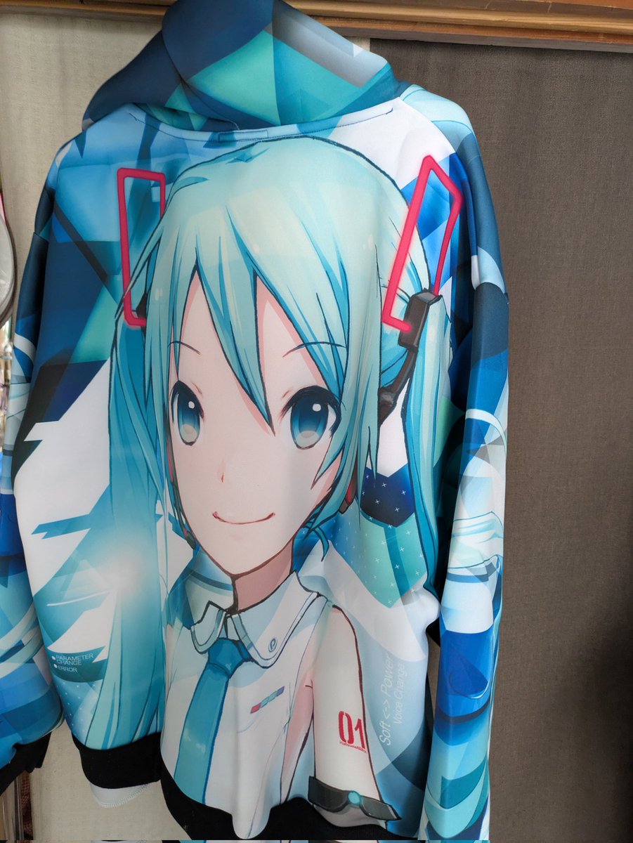 サイズ間違えて買ってしまったミクちゃんの、V4Xフルグラフィックプル