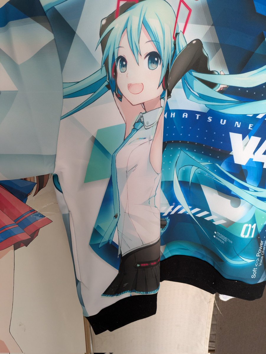サイズ間違えて買ってしまったミクちゃんの、V4Xフルグラフィックプル