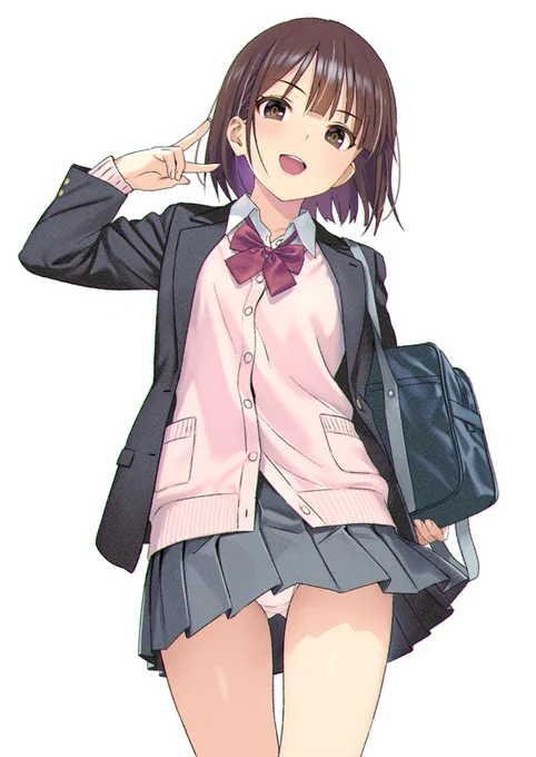 ぺたぺた 制服さん
