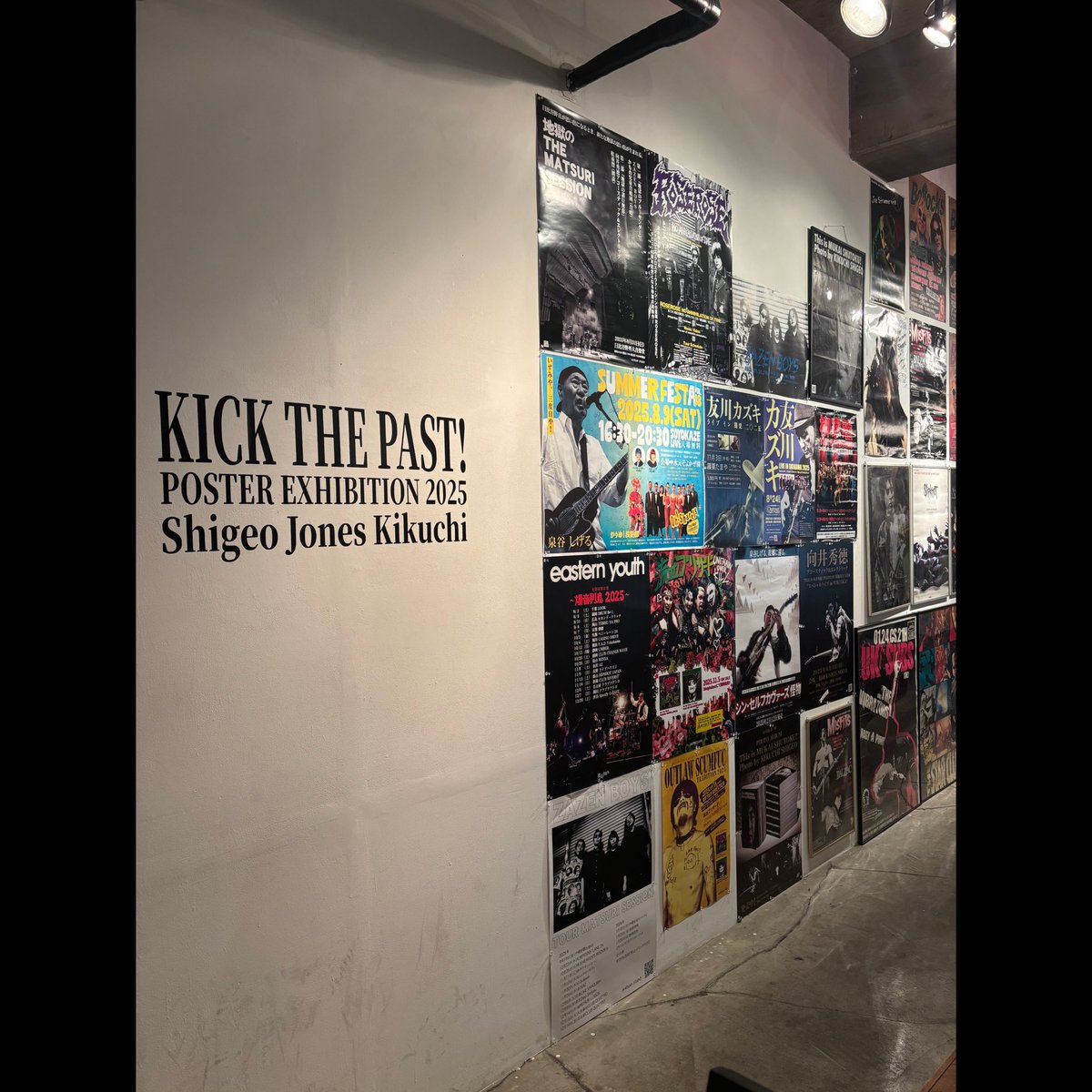 KICK THE PAST! POSTER EXHIBITION 2025開催中❤️‍🔥入場無料です