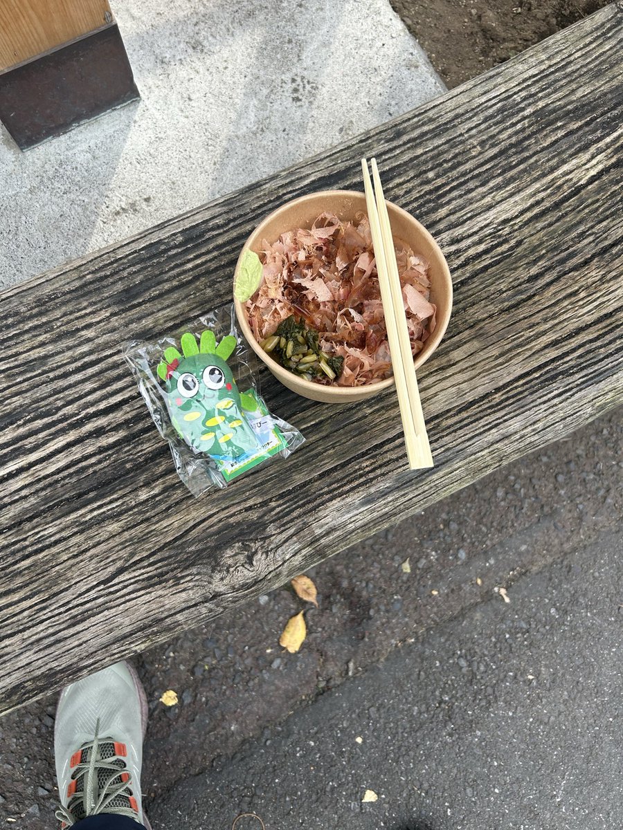 eiji42's tweet photo. わさぴーが欲しそーです。帰りの電車、足元注意⚠️ですよ。 #わさび食堂 https://t.co/q18fREmlIb