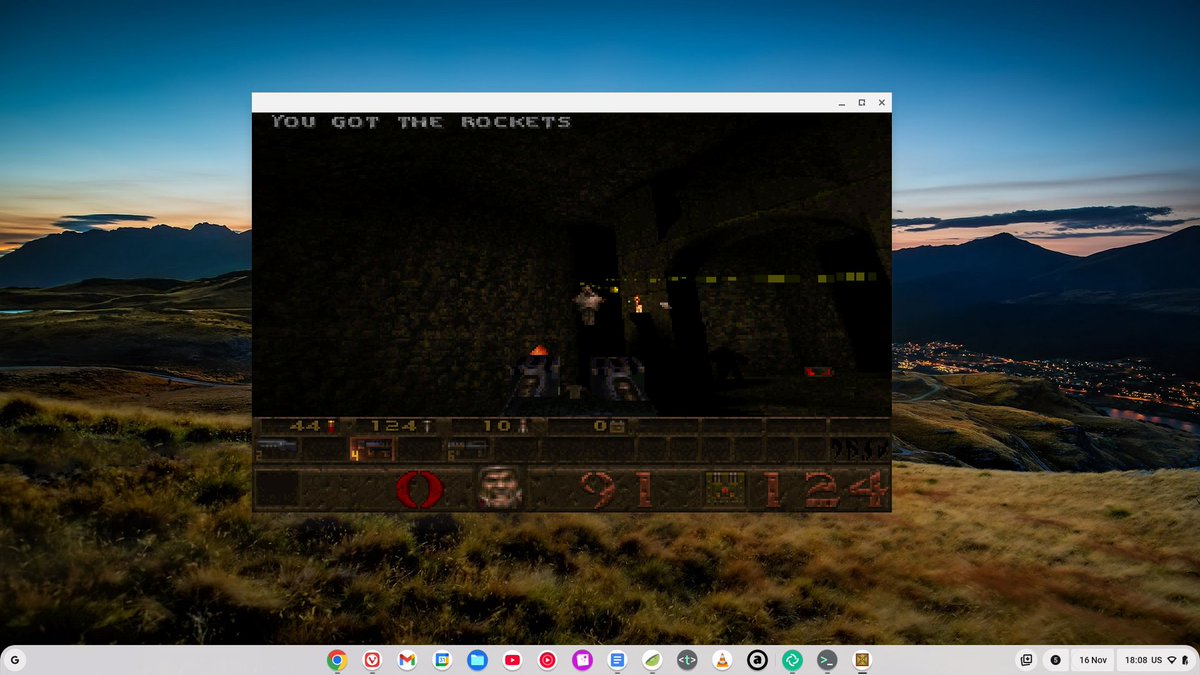 ReubenJTracey's tweet image. If you can&apos;t play QUAKE on it, you probably shouldn&apos;t be using it!
Quake running in Dosbox on ChromeOS Flex
#ChromeOS #Google #quake