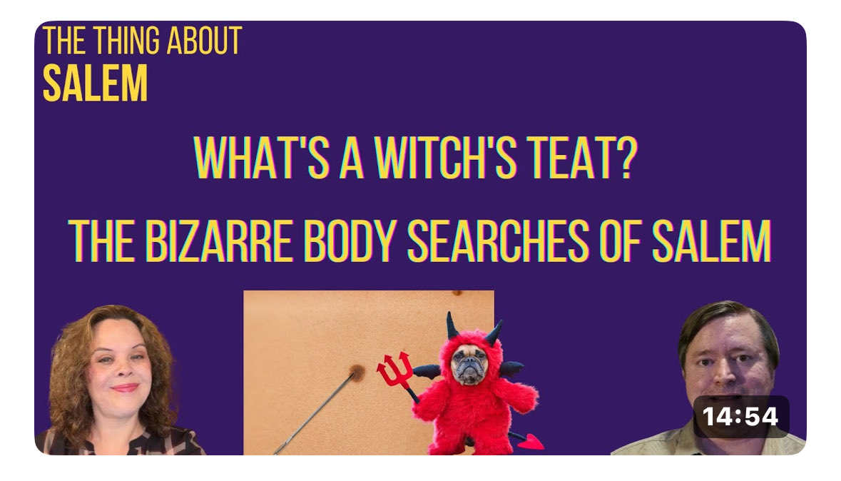 ▶️What’s a Witch’s Teat? The Bizarre Body Searches of Salem
aboutsalem.com/whats-a-witchs…