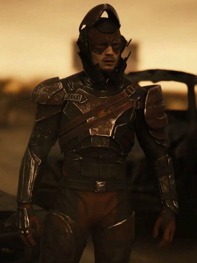 Signs2323's tweet photo. The Knightmare timeline Zack Snyder introduced, is one of the best ideas DC has ever had. 

This Mad Max setting, with Batman leading a resistance team including his arch enemy the Joker and even Deathstroke is INSTANT MUST SEE STUFF! 

We need ZSJL2 ! 

#RestoreTheSnyderVerse https://t.co/0edH3i2k1D