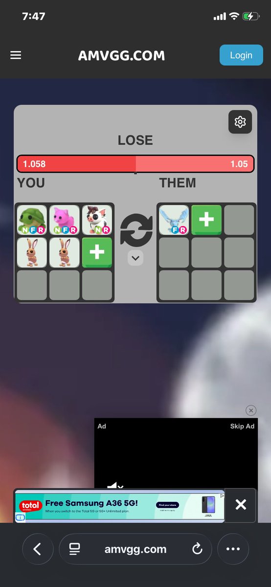 Would anyone do this i cant believe my inv is finally worth a frost