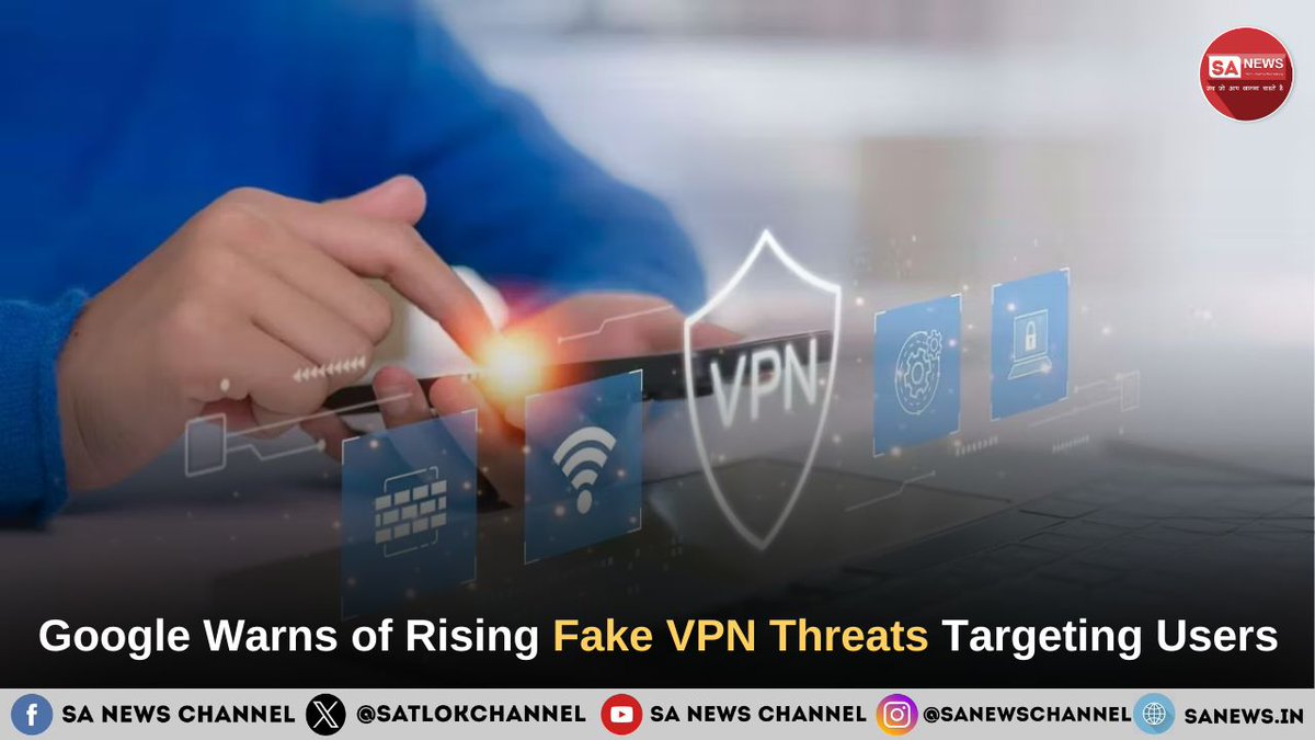SatlokChannel's tweet image. Google has issued a critical warning for all smartphone users after a surge in fake VPN apps designed to steal data, passwords and financial information. Forbes and Mint report that cyber criminals are disguising malware as trusted VPN tools and using aggressive tactics to trick…
