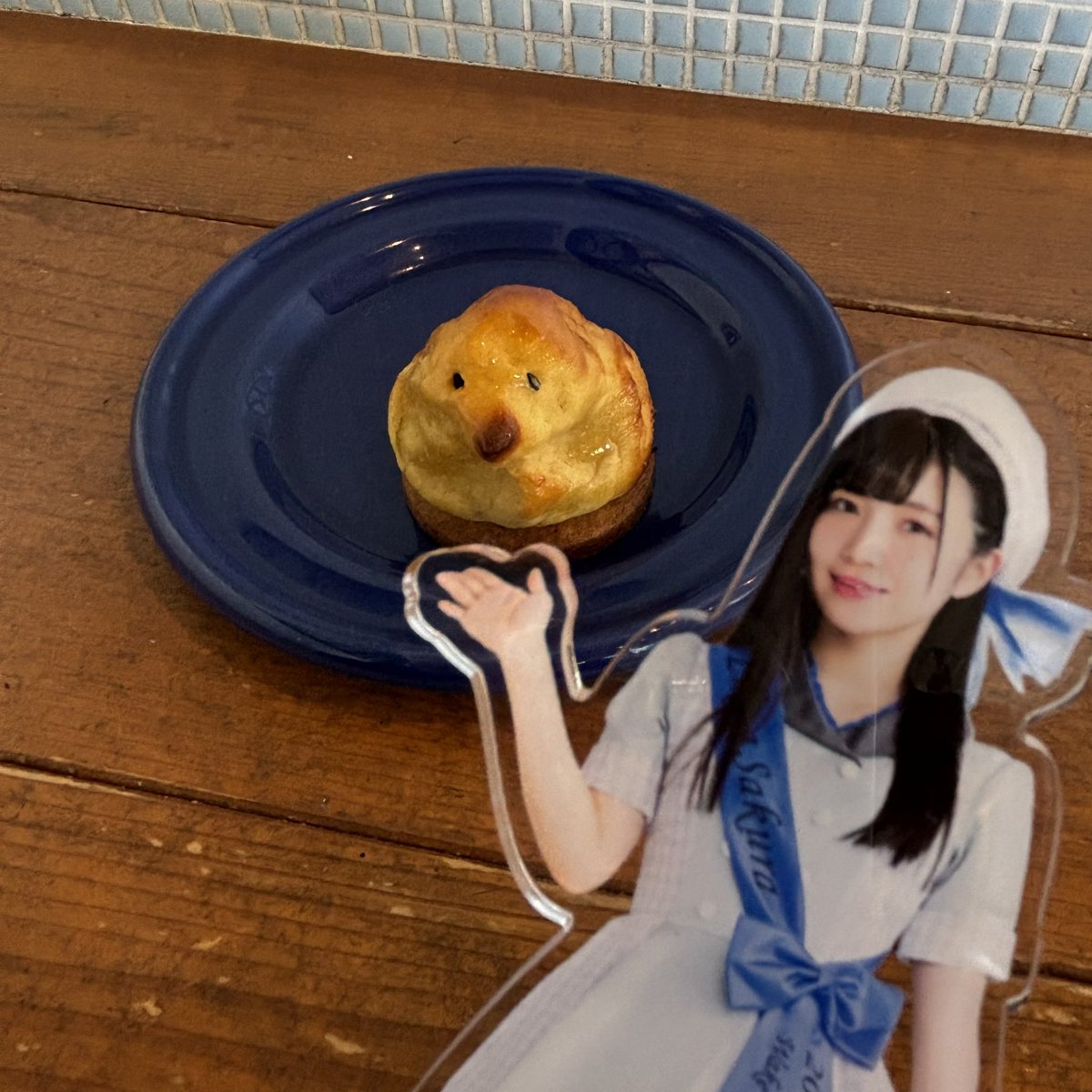 ビジュゥさん ちょうど昨日から まゆしぃの誕生日メニューの ひよこの