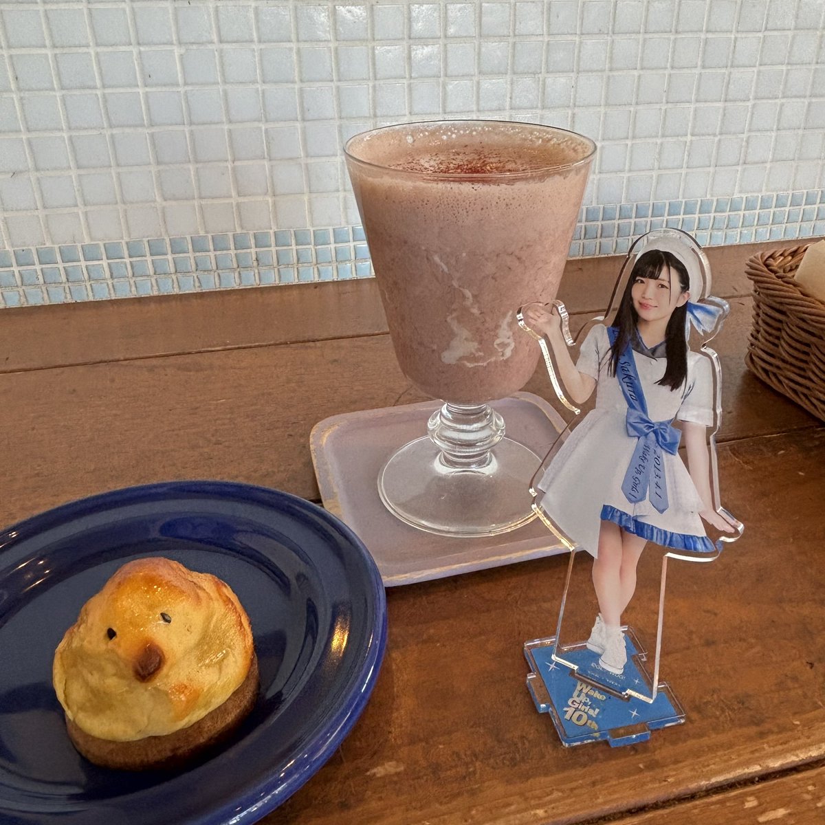 ぽてぽて ビジュゥさん ちょうど昨日から まゆしぃの誕生日メニューの ひよこの