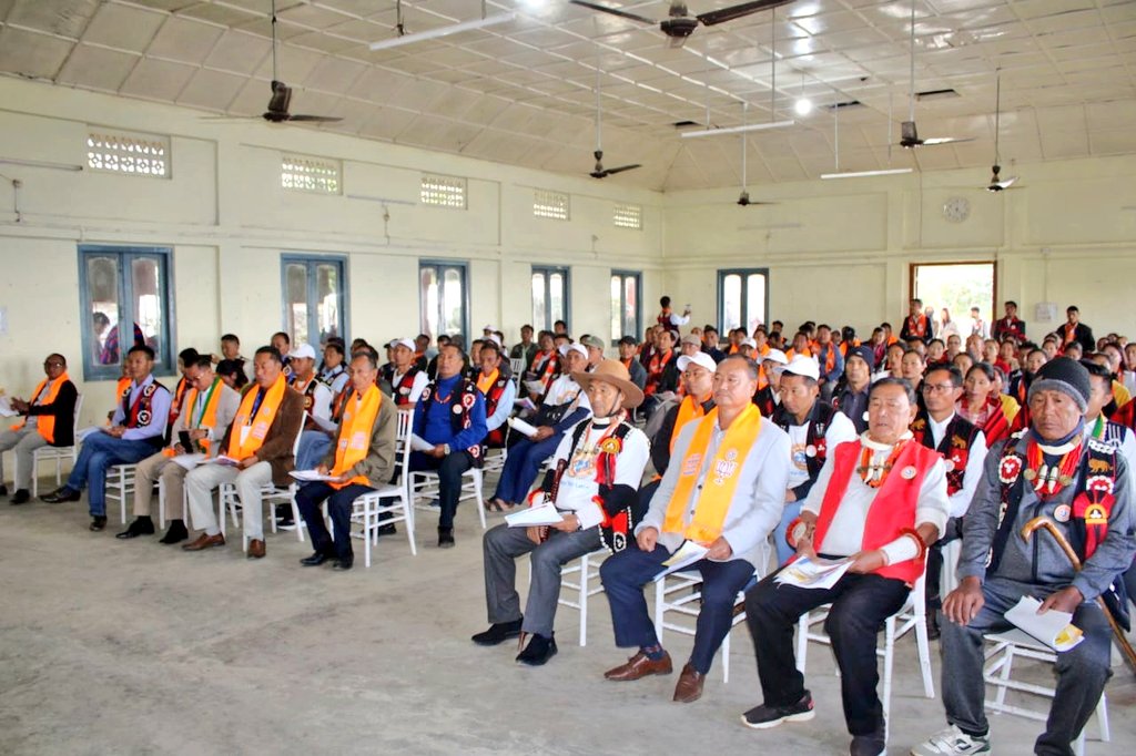📍Kiphire, Nagaland 
        ||14-11-2025 ||

Honoured to be a part of the Kiphire–Pungro Vidhansabha Sammelan, a significant gathering addressed by the Hon’ble Union Minister for Finance and Corporate Affairs, Smti. <a href="/nsitharaman/">Nirmala Sitharaman</a> Ji.

The Sammelan witnessed the esteemed presence