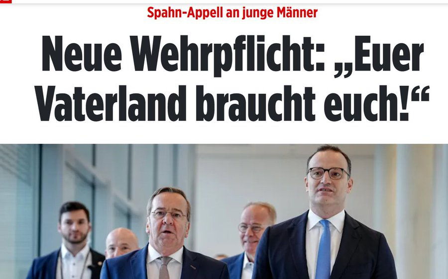+++++++++UNTAUGLICH+++++++++++

#Spahn wurde ausgemustert; 
er leistete weder Wehrdienst noch Wehrersatzdienst
Manchmal hat die Bundeswehr recht!

Bankkaufmann 1 Jahr gearbeitet und seit 2002 im Bundestag 
2021 hätte er bereits zurücktreten müssen, bis HEUTE sitzt er alles aus