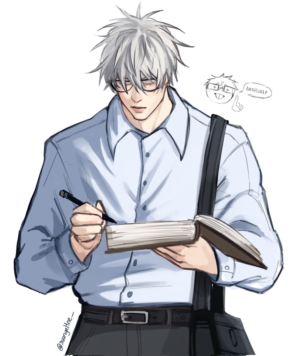 Oh nerdjo how I missed you #gojosatoru