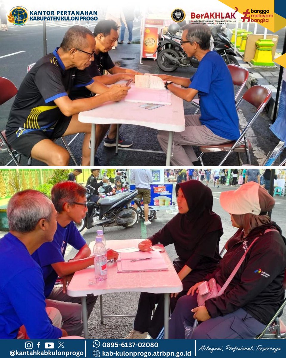 atr_bpnkprogo's tweet image. Hai #SobatATRBPNKulonProgo

Terima kasih untuk Sobat  yang sudah datang di stand Car Free Day (CFD) Kantor Pertanahan Kabupaten Kulon Progo. Kedatangan sobat memberi semangat bagi kami untuk terus meningkatkan pelayanan pada masyarakat.

#CFD2025
#CarFreeDay
#KantahKulonProgo