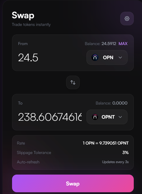 TimLeoTech's tweet image. GM FAMs ! Happy Weekend ! 

Lets start the challenge swapping on @IOPn_io