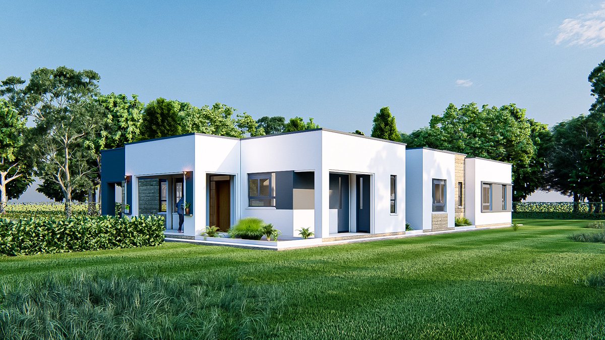 HouseDesignsKe's tweet photo. Proposed 4 bedroom bungalow, ready for construction in Bungoma county. https://t.co/gnyxIW6WTn