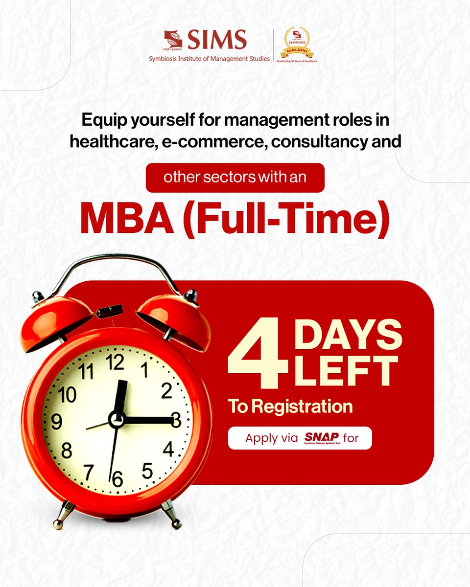 SIMS, Pune tweet media