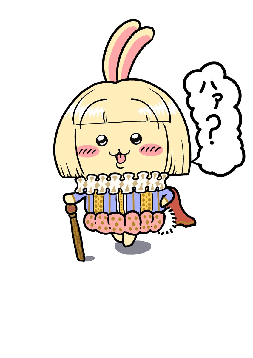 ぱっつんうさぎ　#ちいかわファンアート