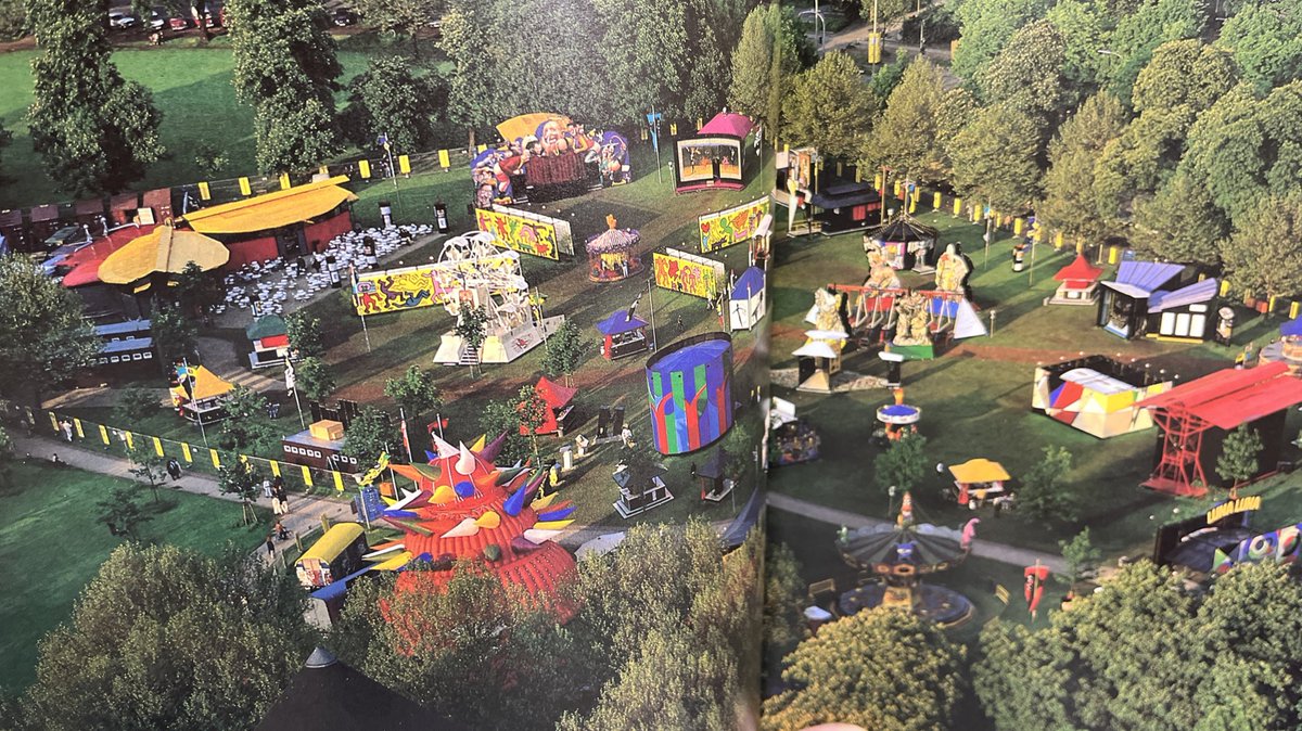 1987年にドイツで開催された、伝統的遊園地に現代アートの解釈を加えた