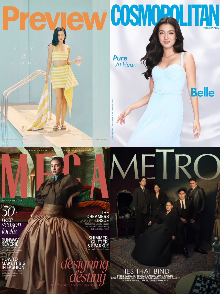 ALL OF THESE IN 2025? BELLE MARIANO YOU ARE INSANE