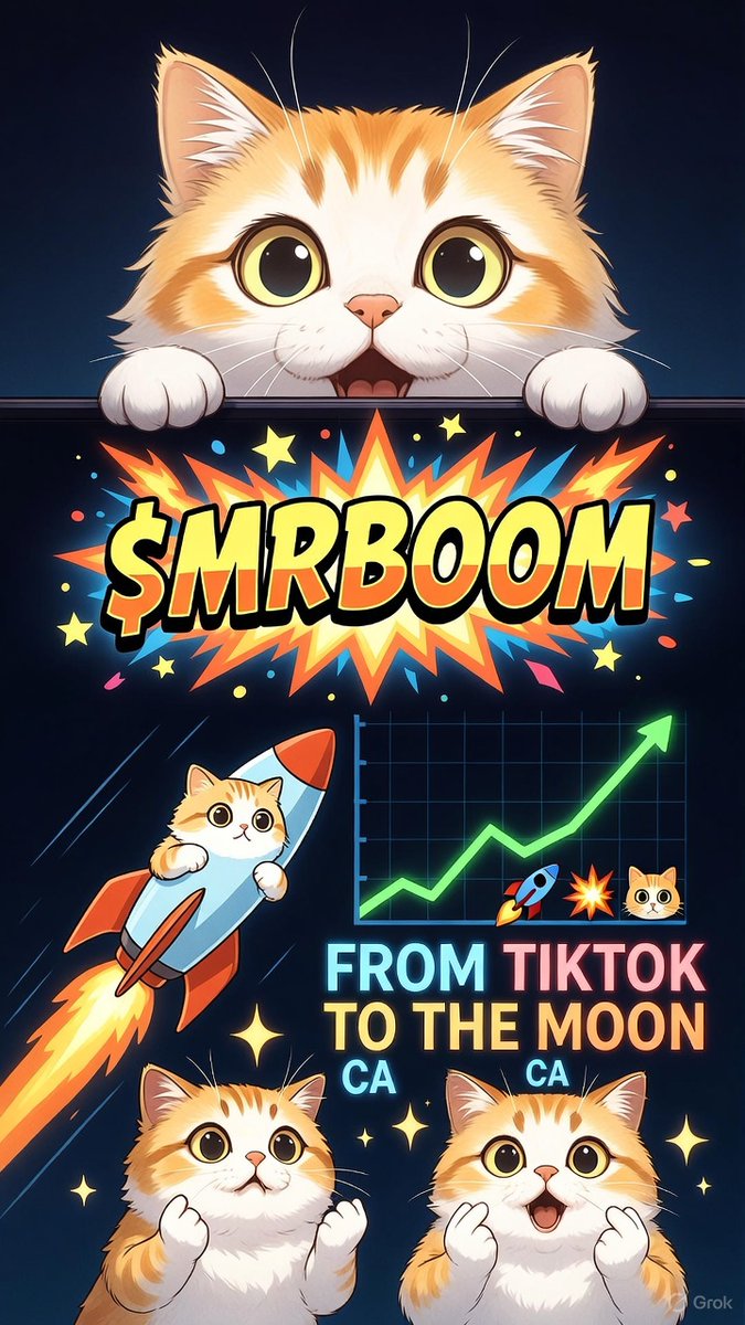 AgivaLuffy14887's tweet photo. 🚨 ALERT: $MRBOOM JUST HIT FULL RETRACE!
😼 Boom Cat sleeping? NO.
It’s CHARGING the biggest pump in Solana meme history.
MC: $9K
Volume: Loading...
Community: 3.9K+ holders & growing
Ready for 10x–50x? 👇
#MRBOOM
8AESNJfezYdKTVz5Ns2ooqC9bHPP2FiH6X4NVGdcpump https://t.co/sovvUXAHXS