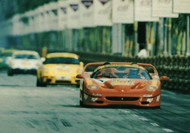 The last race win on the streets of Macau by Ferrari (excluding qualification races) came precisely 30 years ago, with Charles Kwam driving this Ferrari F50. #MacauGP