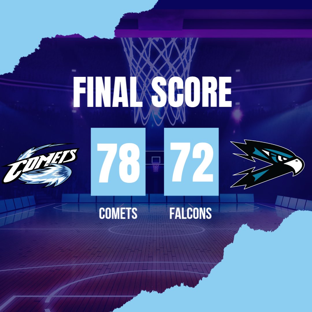 Comets pick up a big road win at Folsom Lake to get to 3-1!!! ☄️

Spencer Shonnard - 17 pts
Christian Marshall - 16 pts
Julius Wade - 10 pts