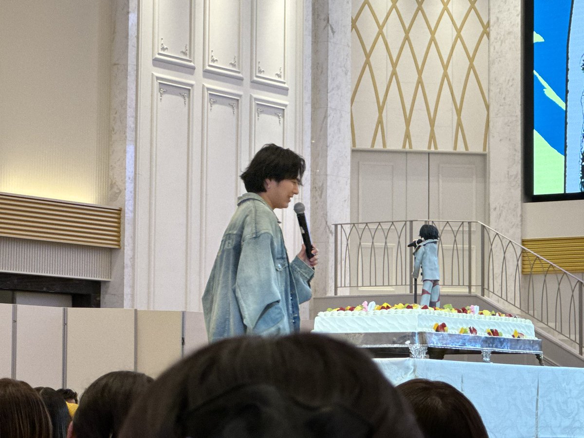 nb_chadango's tweet image. 雄大くんとミニミニ雄大くんとご対面🫶