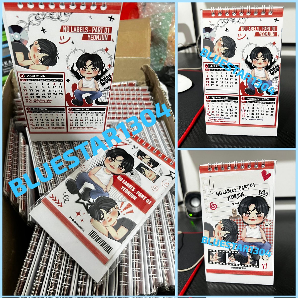 BlueStar1304's tweet image. — [GIVEAWAY K-POP]🩵🌟

🎁 : 1 Album TXT Yeonjun No Labels: Part 01 (Weverse ver.) + Special Freebies by Bluestar1304 (2026 Desk Calendar)

🗓️ TBA

➡️ RT &amp;amp; LIKE
➡️ FOLLOW @BlueStar1304 
⬇️ RT TWEET DIBAWAH INI