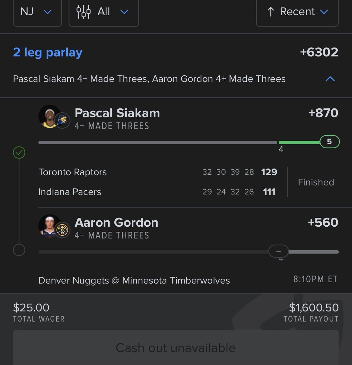 jdic1313's tweet photo. @JeffBoyardee69 Boom #fanduel ... nice hit! literally waiting for them to pull some shady stuff due to all the shadiness from the stat blackout tonight during nuggets game https://t.co/KIn2dVRfYb
