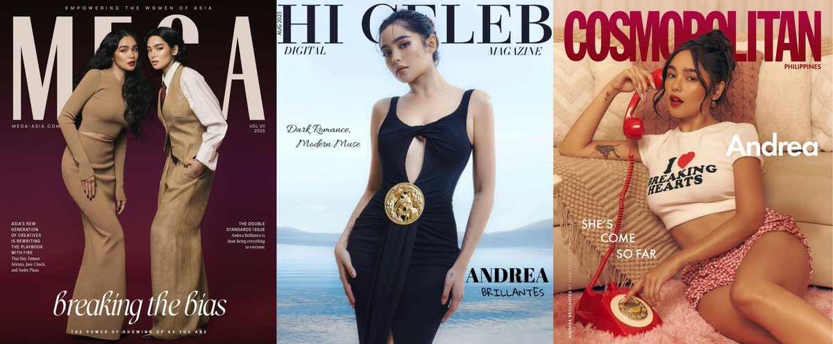 Andrea Brillantes Magazine Covers for 2025