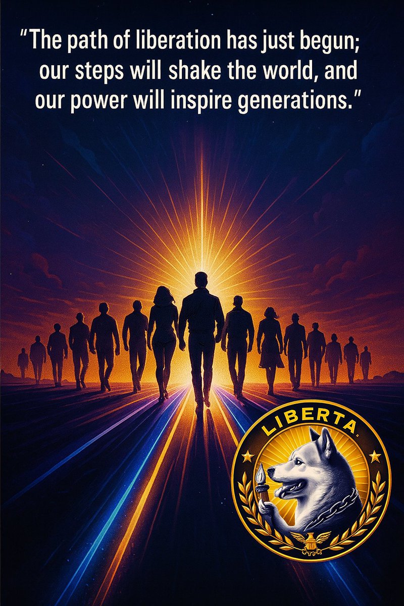 The path of liberation has just begun; our steps will shake the world, and our power will inspire generations.
#libertadog
#FREEdom_coin