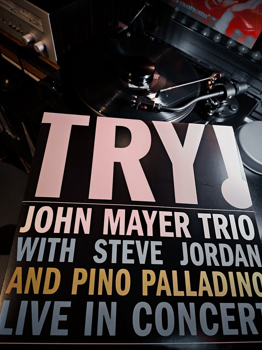 geekyvinyldev's tweet image. #nowspinning: Try! John Mayer Trio - Live at the House of Blues, Chicago, IL, 09/22/05.
 Can’t believe this masterpiece dropped 20 years ago… and it still hits every single time.