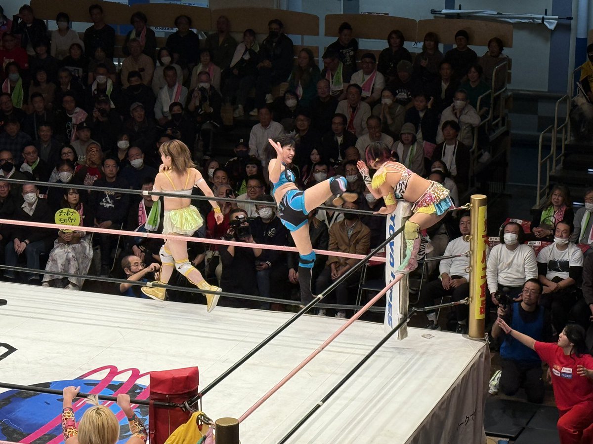 仙女 後楽園試合結果‼️】 ◇第4試合タッグマッチ ◯なつぽい&さくら