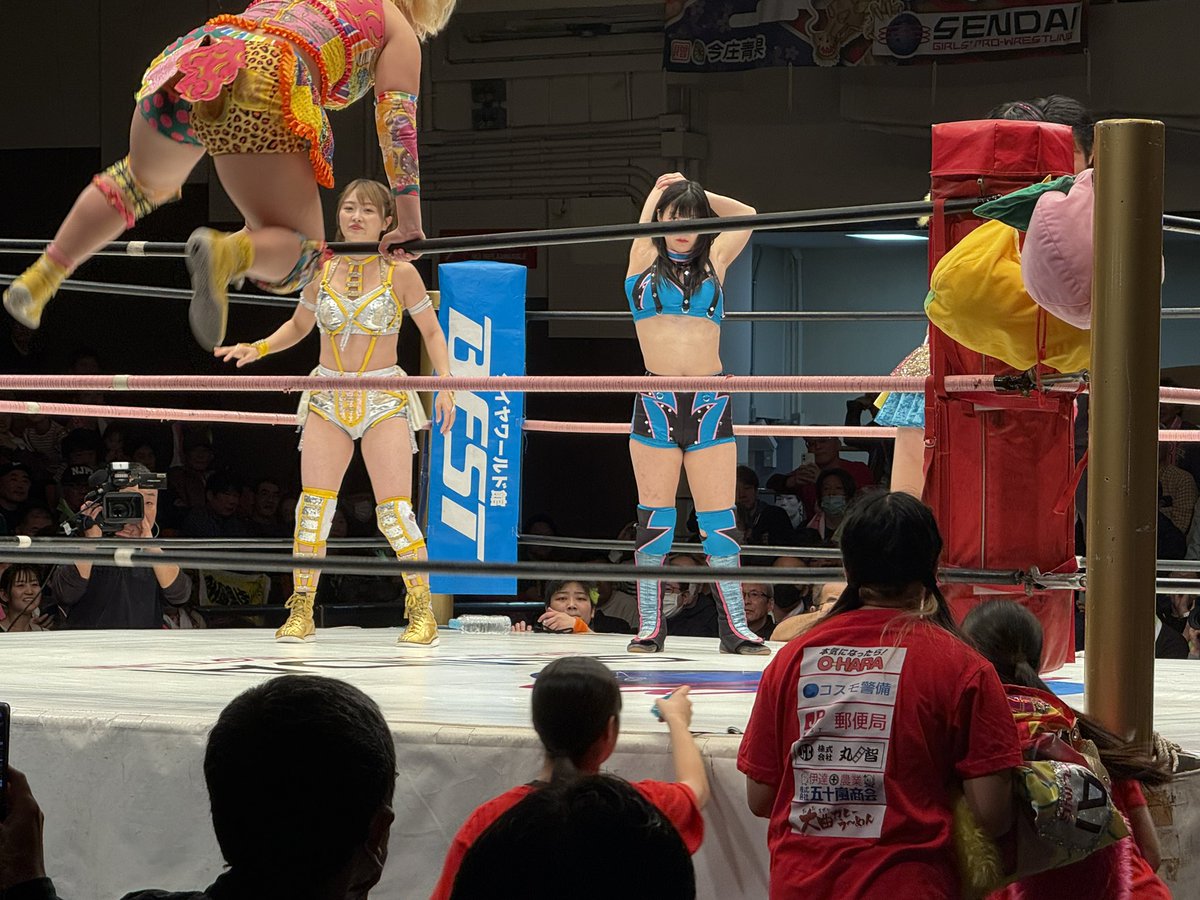 仙女 後楽園試合結果‼️】 ◇第4試合タッグマッチ ◯なつぽい&さくら