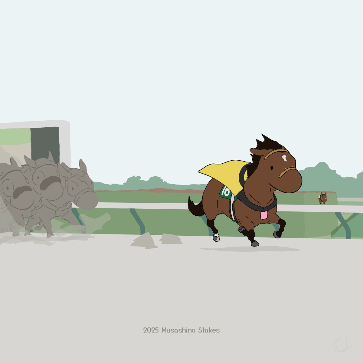 兄弟通算8戦8勝❢ 得意舞台で重賞初V☕️