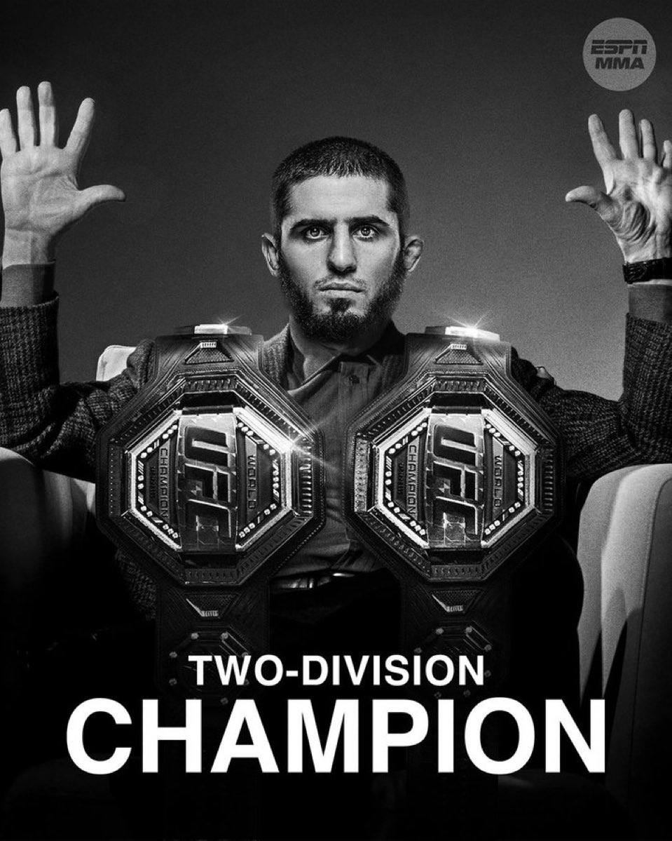 islam makhachev That’s it that’s the tweet!
#UFC322