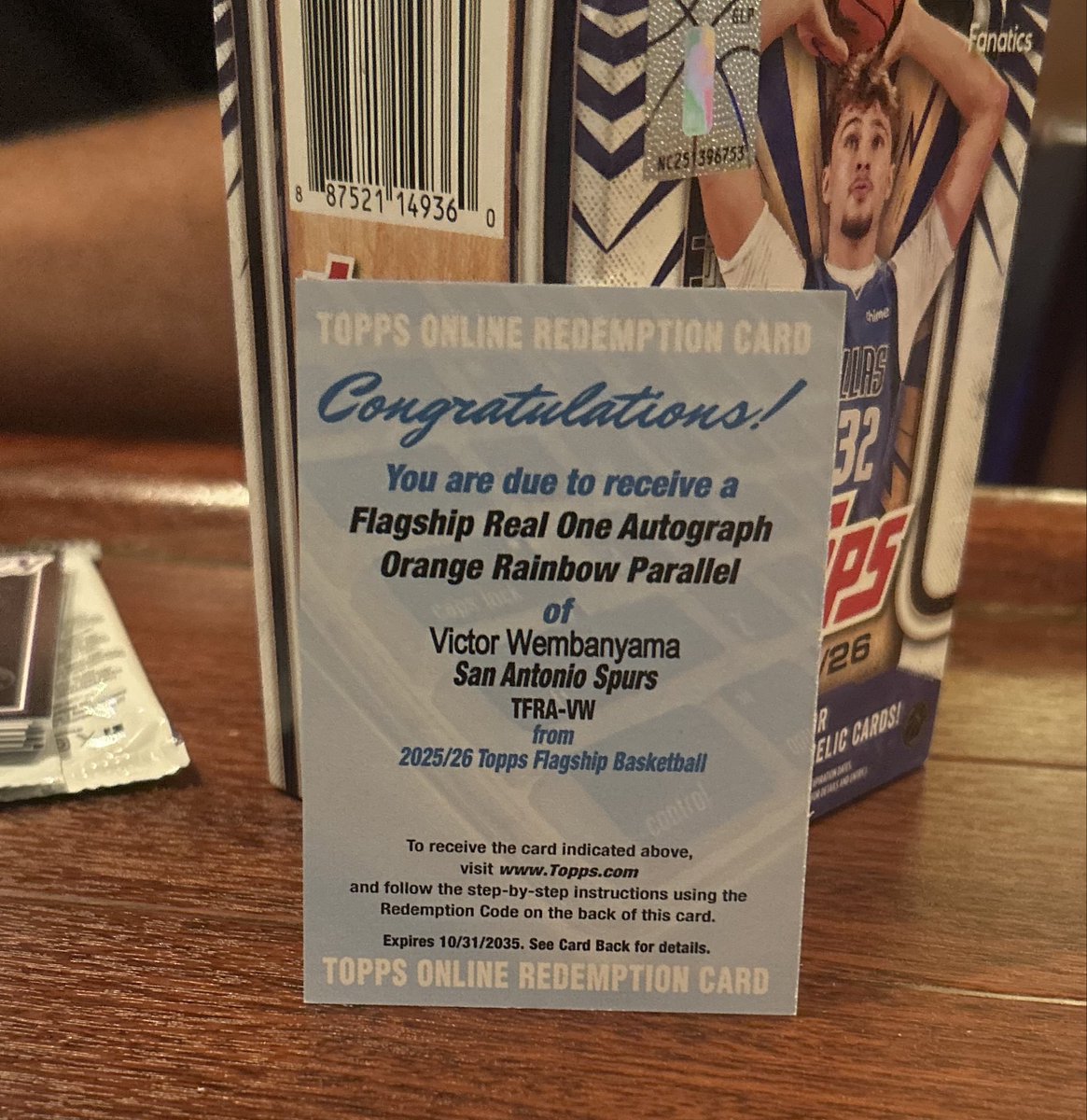 Definitely my best retail pull to date!