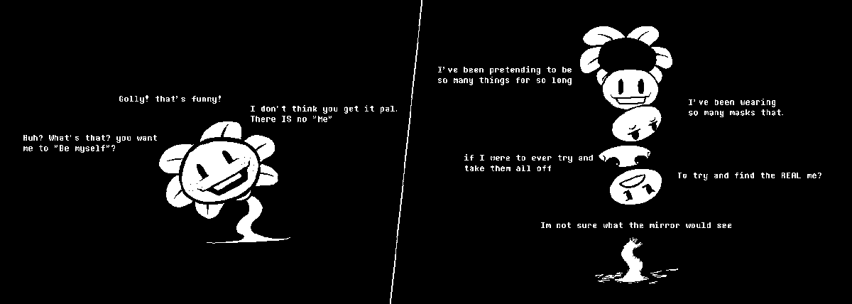 8bitWar_'s tweet photo. Flowey comic

"Me" https://t.co/WaU8H6aq4j