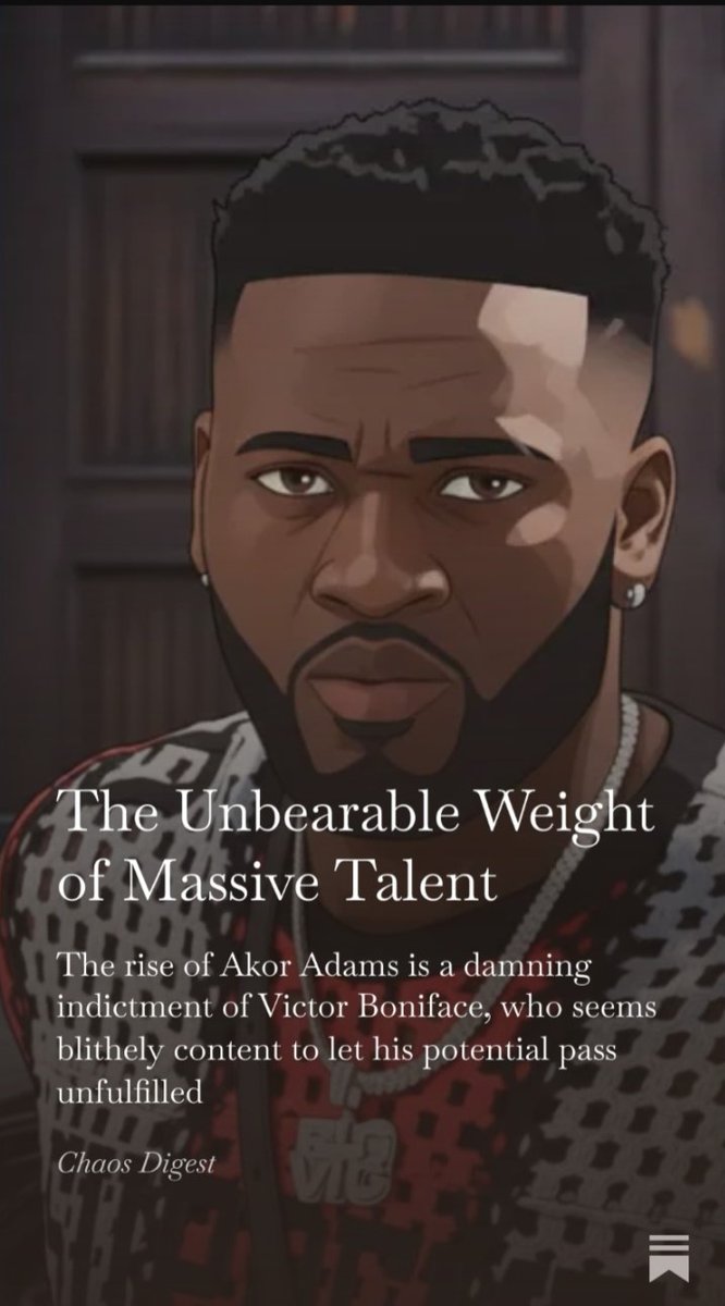 NEW Chaos Digest: The rise of Akor Adams is a damning indictment of Victor Boniface, who seems blithely content to let his potential pass unfulfilled 👇