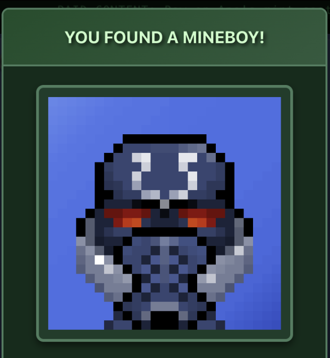 beware the xenos... the mutants.... the heretics.... <a href="/mineboy_app/">MineBoy</a>