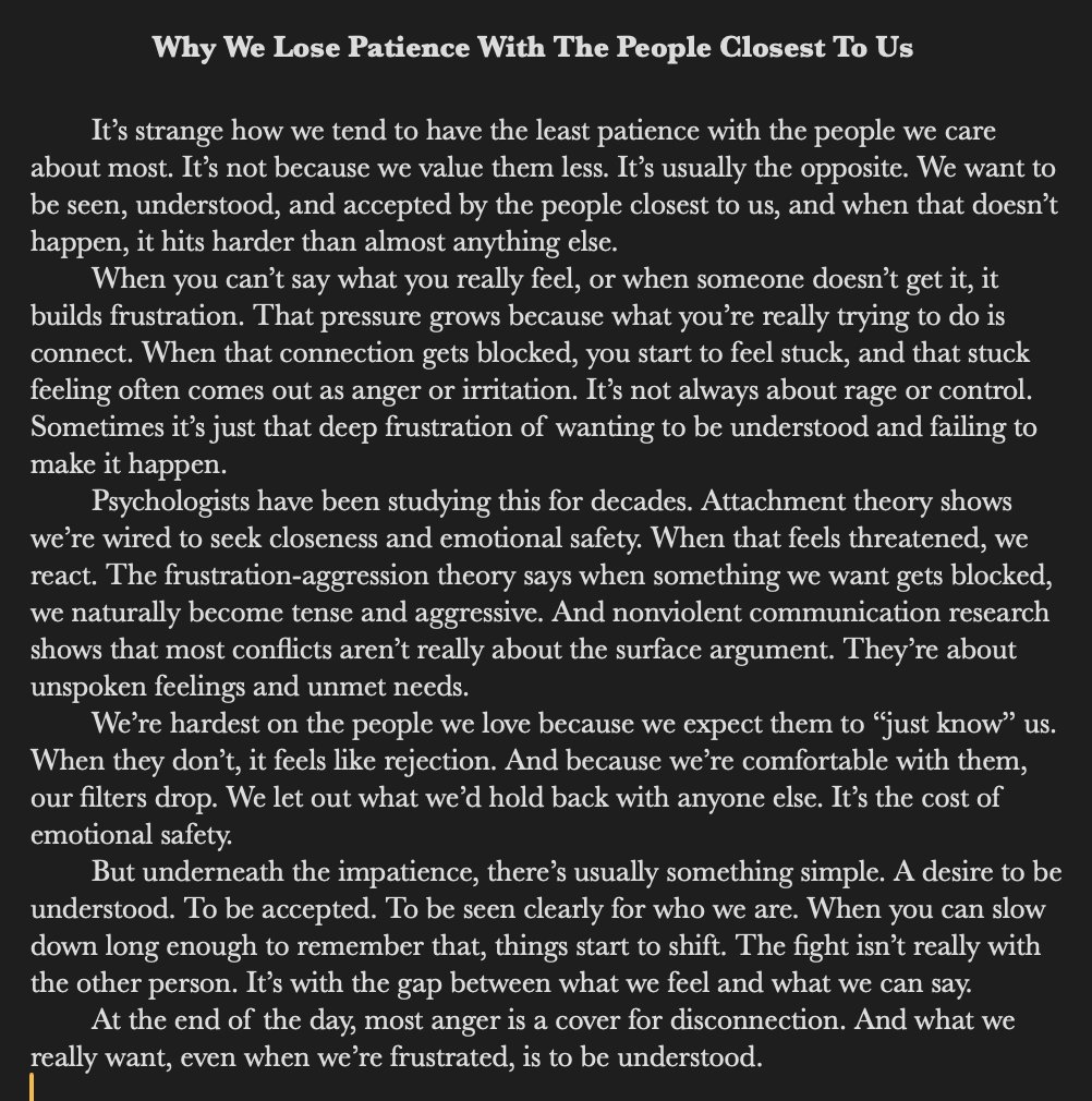 GoodTimesArie's tweet image. Recent thoughts... 

#HumanBehavior
#EmotionalIntelligence
#Relationships
#SelfAwareness
#Communication
#PersonalGrowth
#Understanding