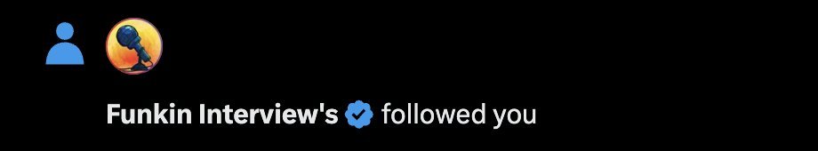 We got the follow back
Now I gotta ask, would you guys like to see us get interviewed by them and talk about Pillar Funkin'?