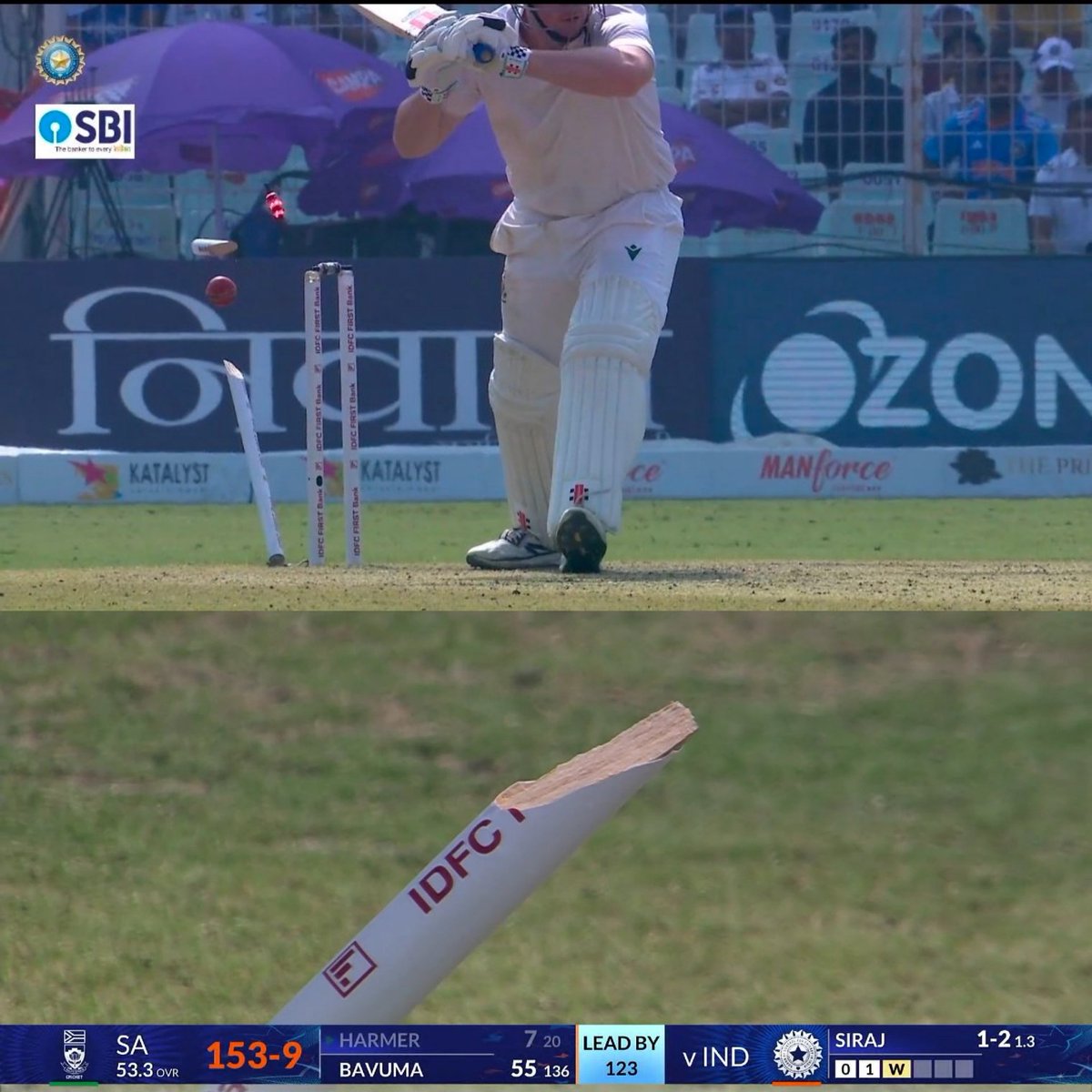 A DSP is an expert at breaking things — whether it’s bones or stump.
#INDvsSA #siraj